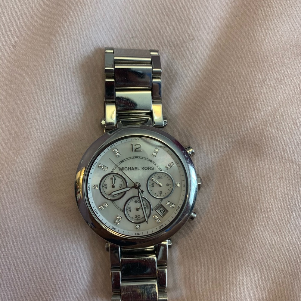 Silver Michael Kors watch